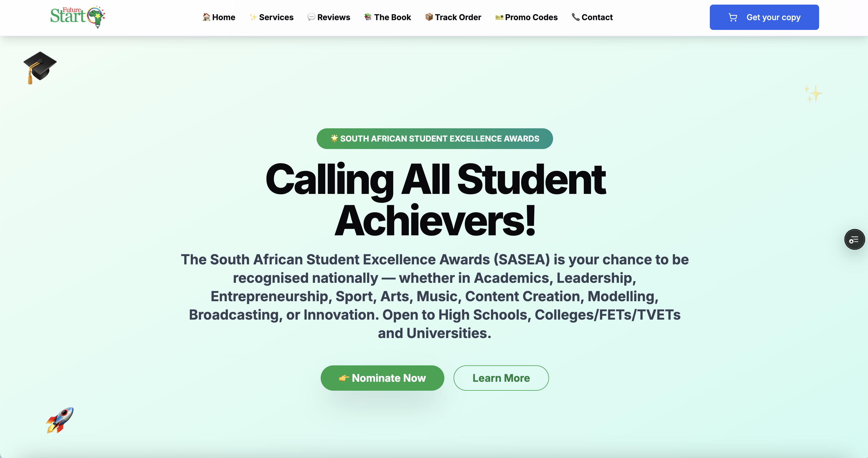 Future Start website